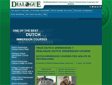 Tablet Screenshot of dutch-immersion.com